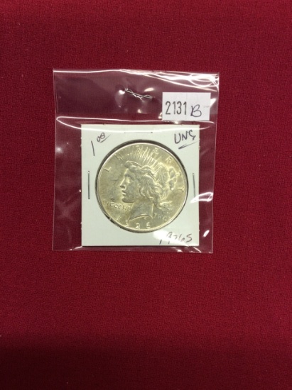 1926-S Peace Dollar,  UNC