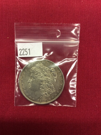 1880-O Morgan Silver Dollar