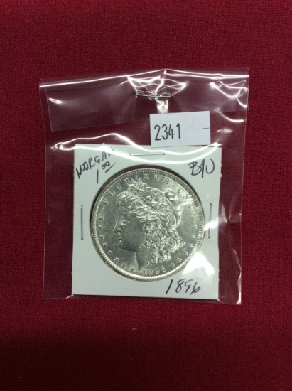 1896 Morgan Silver Dollar, B/U