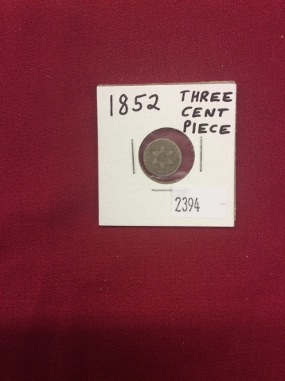1852 3 Cent Piece