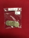 (5) Buffalo Nickels