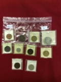 (10) Assorted Foreign Coins, includes Silver
