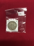1942-S Walking Liberty Half Dollar, VF