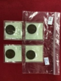 (4) Old Canadian Cents: 1917, 1918, 1919 & 1920