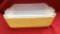 Vintage Yellow Pyrex Baking Dish with Lid
