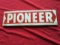 Pioneer 2-Sided Arrow Sign