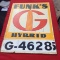Funk's Hybrid Hardboard Seed Sign