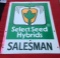 Select Seed Hybrids Salesman Hardboard Sign