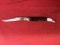 Pre-1935 LF & C black bone fishing knife model 0177 single blade full blade
