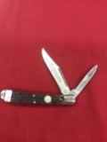 1998 Camillus NKCA Club knife 2 bladed banana trapper  number 808