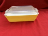 Vintage Yellow Pyrex Baking Dish with Lid