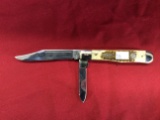 1994 Case 2 bladed rogers bone NKCA club knife mint 1900 out of 2050