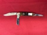 1987 Case NKCA 1987 Club knife 2084 out of 7000 Green bone 3 blade