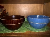 Blue Crock Bowl, right in Photo