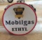 Mobilgas  Ethyl Porcelain Sign (2 sided)