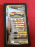 Assortment of Pencils & Advertising - Texaco, Mr. Peanut, Pioneer, etc.