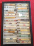 Collection of Advertising Bullet Pencils - Pioneer, Funks, Farmer's Grain &