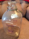 Dean's 1 Gal. Milk Bottle w/ Country Charm Logo