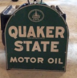 Quaker State Motor Oil Sign (2 sided)