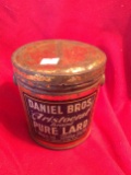 Daniel Bros. Lard Tin 2#