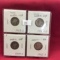 4 Mercury Dimes 1919-S,1924-S, 1929-S, 1935-S