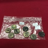 8  old World Coins ( Copy )