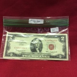 1963 $2.00 Bill Red Seal