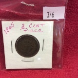 1865 2 Cent Piece