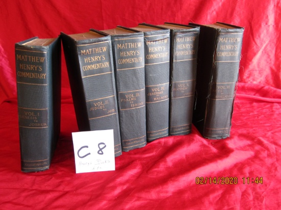 Matthew Henry's Commentary, 6 Volumes