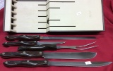 Cutco 5 Piece Knife Set With Holder