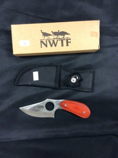 NWTF Knife with Sheath & Box