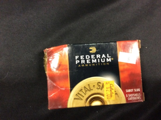 Federal Vital-Shok 12 Ga. Sabot Slug, 5 Shotshells