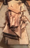 Assortment of rough saw lumber