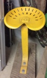 Steel Yellow Implement Seat