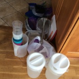 Plastic Containers, Pitchers & misc. Items