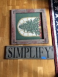Simplify Picture & Barn Wood Frame