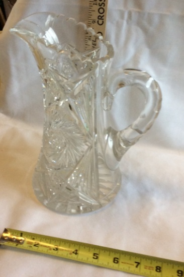 Cut Glass Pitcher