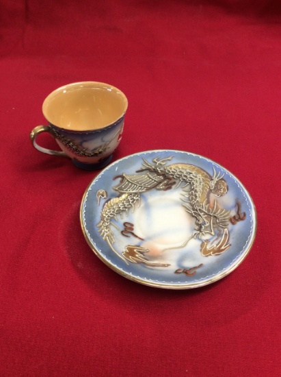 Dragonware Cup And Saucer Set