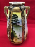 Handpainted Miyako Vase