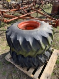 Firestone 16.5 L-16.1 tires and rims