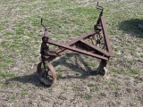 Frame with steel wheels
