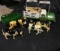 Nylint Farms Truck With Plastic Animals Trailer And Extra Stock Racks