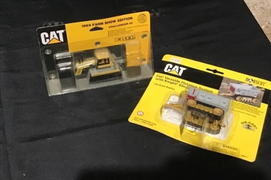 Ertl 1989 Farm Show Edition Cat And Versatile flotation system with knight
