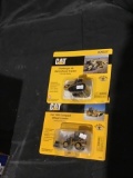 Cat challenger 45 agricultural tractor 1/64 scale and cat 906 compact wheel