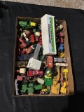 Assortment of small scale farm toys