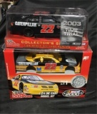 Two racing champions caterpillar NASCAR cars 1/24 scale