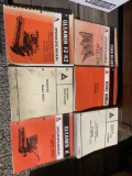 Assorted Allis Chalmers manuals including gleaner K, 8550, gleaner F2-K2