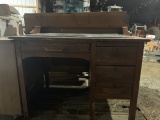 Antique wood desk