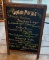 A-frame Menu and Drink Board 24”x36”