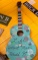 Painted Gagliano Guitar 42”
